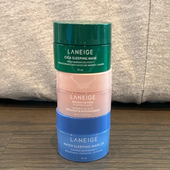 LANEIGE Other - LANEIGE Cica, Bouncy & Firm, Water Sleeping Mask Trio